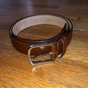 Cole Haan Leather Belt Size 34 British Tan